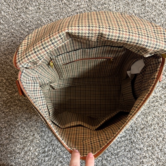 Fawn design Plaid original size convertible backpack diaper bag - Picture 12 of 14